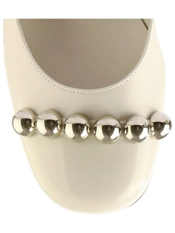 Högl Leder-Slingpumps "Ashley" in Creme>Damen Pumps