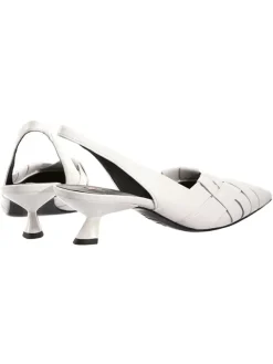 Högl Leder-Slingpumps "Estelle" in Weiß Outlet