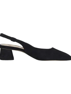 Högl Leder-Slingpumps in Dunkelblau Discount
