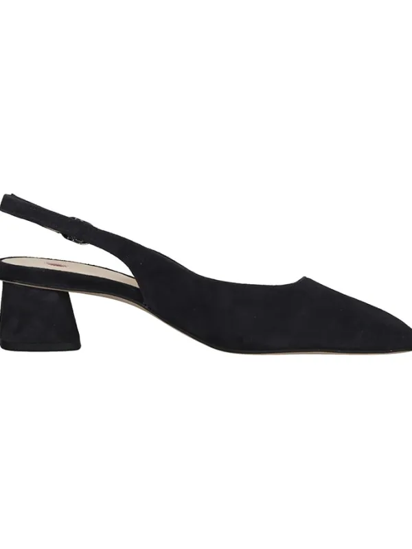 Högl Leder-Slingpumps in Dunkelblau Discount