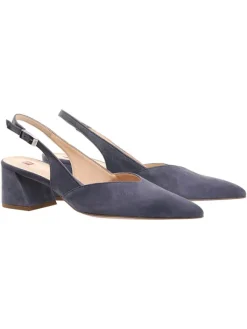 Högl Leder-Slingpumps "Laura" in Blau>Damen Pumps