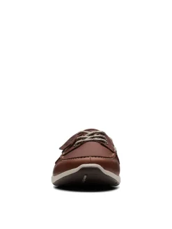 Clarks Leder-Slipper 