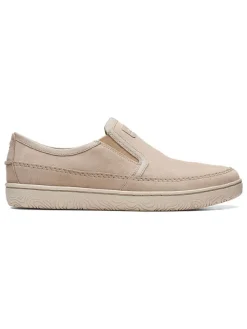 Clarks Leder-Slipper "Hodson" in Beige Sale