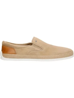 Wojas Leder-Slipper in Beige Best