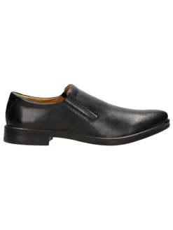 Wojas Leder-Slipper in Schwarz>Herren Halbschuhe