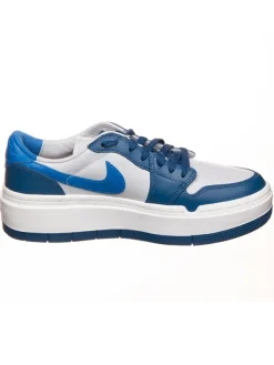 Air Jordan Leder-Sneaker ''1 Elevate Low'' in Weiß/ Blau>Herren Sneakers