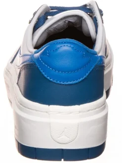 Air Jordan Leder-Sneaker ''1 Elevate Low'' in Weiß/ Blau><noscript><img width=