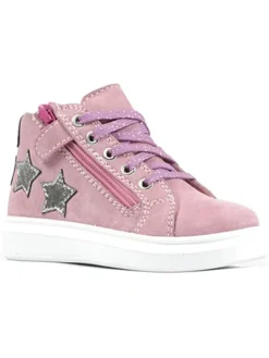 Richter Shoes Leder-Sneakers "Alessa" in Rosa Clearance