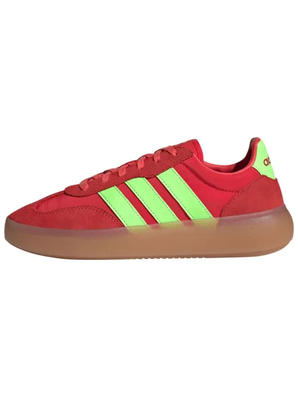 adidas Leder-Sneakers "Barreda Decode" in Rot/ Grün Hot