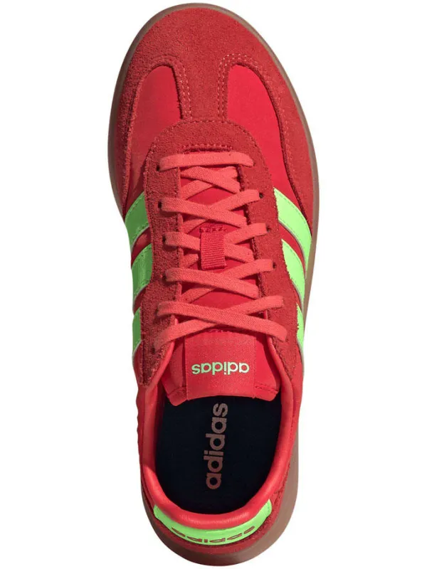 adidas Leder-Sneakers "Barreda Decode" in Rot/ Grün Hot