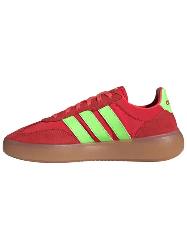 adidas Leder-Sneakers "Barreda Decode" in Rot/ Grün Hot