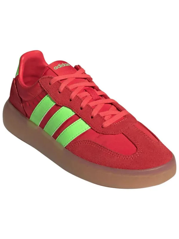 adidas Leder-Sneakers "Barreda Decode" in Rot/ Grün Hot