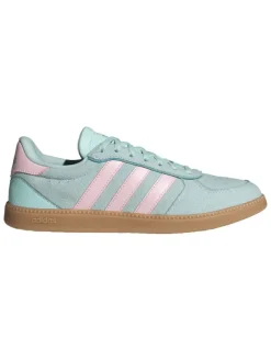 adidas Leder-Sneakers "Breaknet" in Türkis/ Rosa New