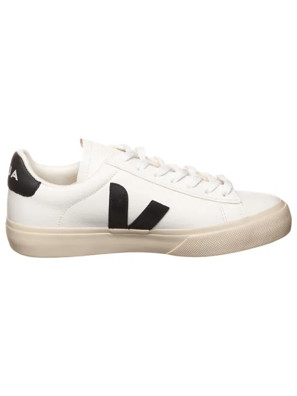 Veja Leder-Sneakers "Campo" in Weiß/ Schwarz>Damen Sneakers