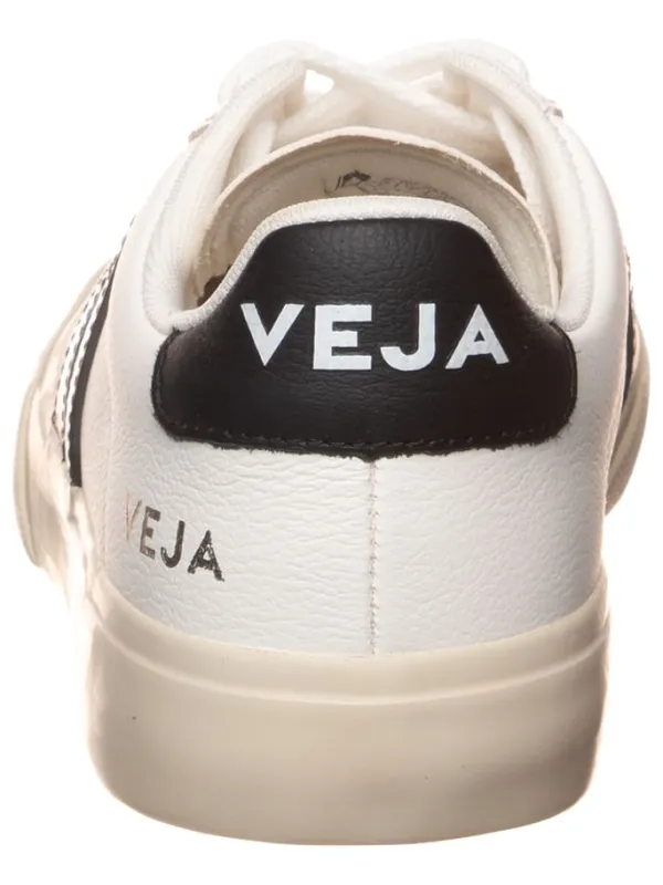 Veja Leder-Sneakers "Campo" in Weiß/ Schwarz>Damen Sneakers