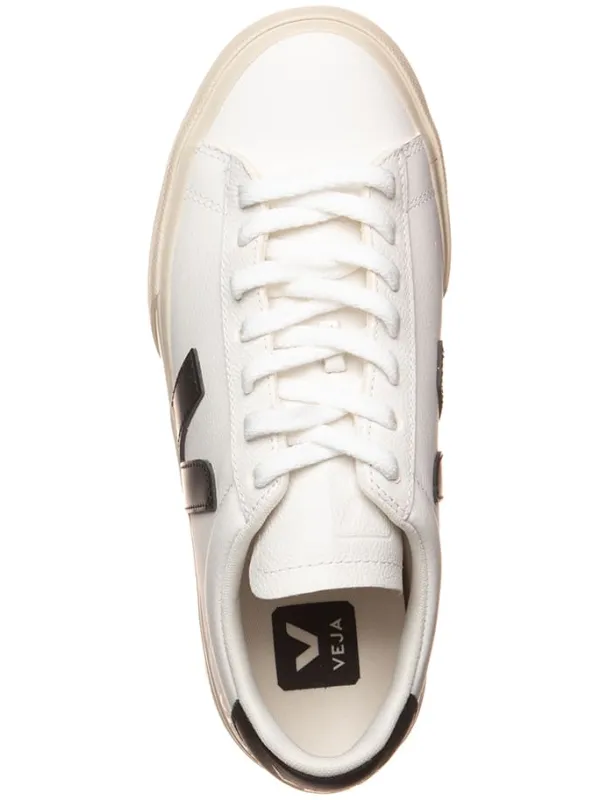 Veja Leder-Sneakers "Campo" in Weiß/ Schwarz>Damen Sneakers