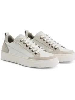 TRAVELIN' Leder-Sneakers "Caris" in Weiß/ Beige Best