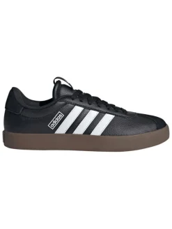 adidas Leder-Sneakers "Court 3.0" in Schwarz