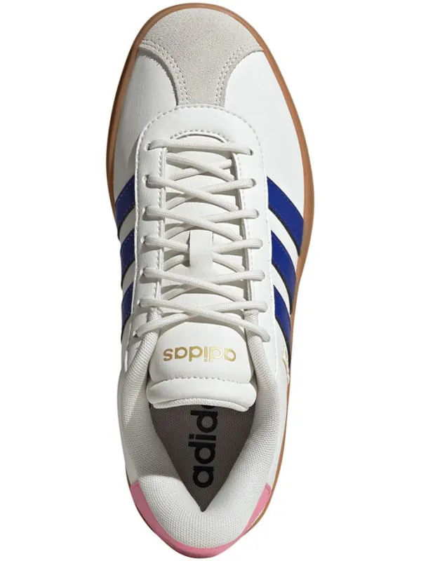 adidas Leder-Sneakers "Court Bold" in Weiß/ Rosa/ Blau>Damen Sneakers