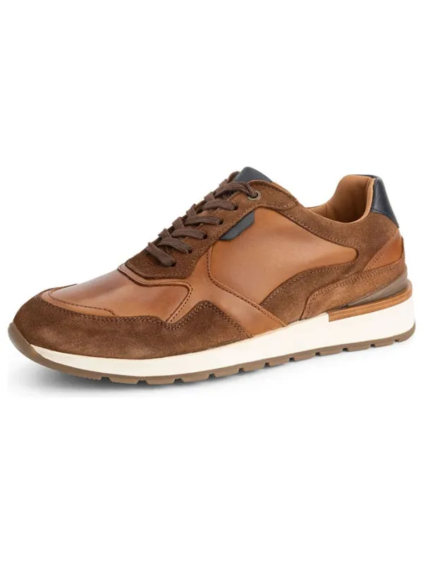 TRAVELIN' Leder-Sneakers "Dalton" in Hellbraun>Herren Sneakers