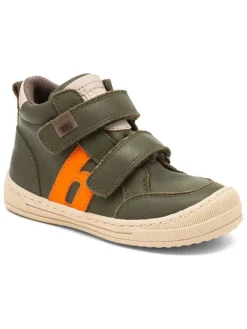 bisgaard Leder-Sneakers "Dylan" in Grün Clearance
