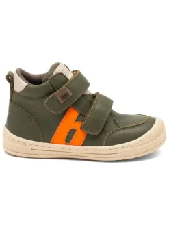bisgaard Leder-Sneakers "Dylan" in Grün Clearance
