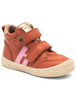 bisgaard Leder-Sneakers "Dylan" in Orange Outlet