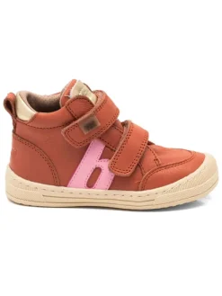 bisgaard Leder-Sneakers "Dylan" in Orange Outlet