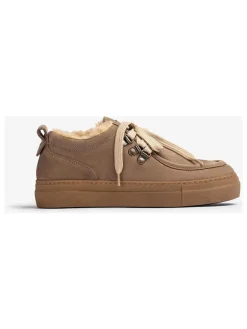Unisa Leder-Sneakers "Feny" in Hellbraun Outlet
