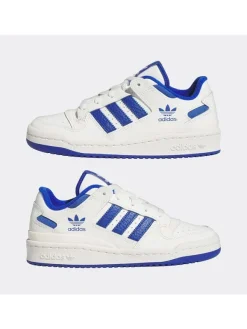 adidas Leder-Sneakers "Forum" in Weiß/ Blau Sale