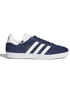 adidas Leder-Sneakers "Gazelle" in Dunkelblau/ Weiß Best