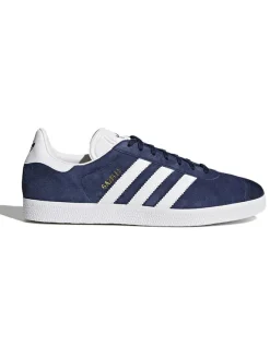 adidas Leder-Sneakers "Gazelle" in Dunkelblau/ Weiß Best
