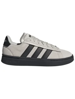adidas Leder-Sneakers "Grand Court Alpha" in Grau/ Schwarz>Herren Sneakers