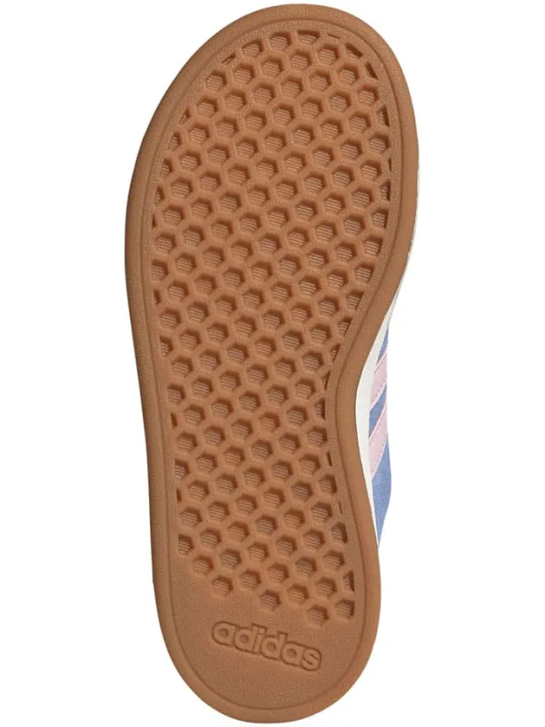 adidas Leder-Sneakers "Grand Court 00s" in Hellblau/ Rosa>Kinder Sneakers·Sneakers Low