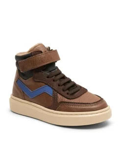 bisgaard Leder-Sneakers in Braun>Kinder Sneakers·Sneakers High