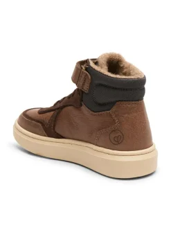 bisgaard Leder-Sneakers in Braun>Kinder Sneakers·Sneakers High