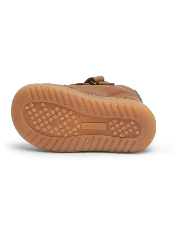 bisgaard Leder-Sneakers in Camel Clearance