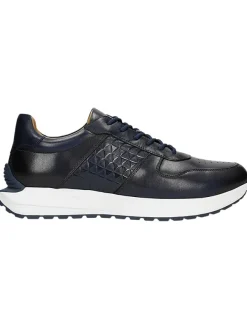 Wojas Leder-Sneakers in Dunkelblau>Herren Sneakers