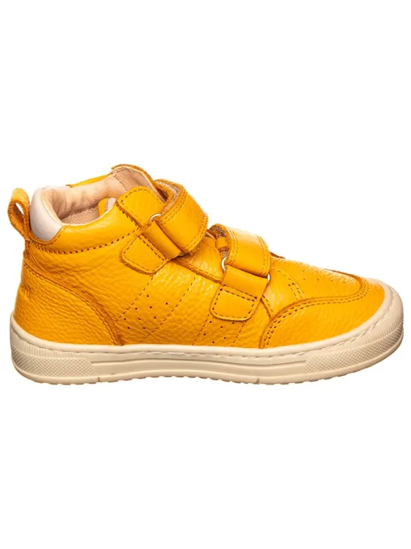 bisgaard Leder-Sneakers in Gelb Online