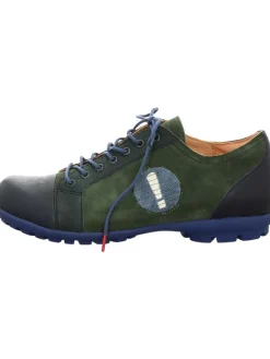 Think! Leder-Sneakers in Grün Clearance