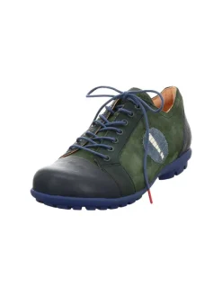 Think! Leder-Sneakers in Grün Clearance