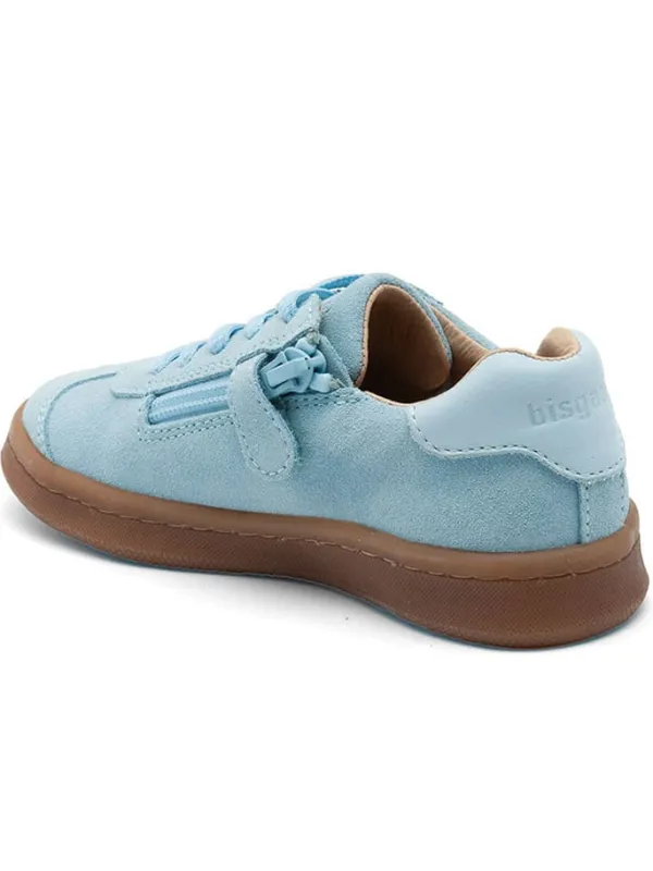 bisgaard Leder-Sneakers in Hellblau>Kinder Sneakers·Sneakers Low