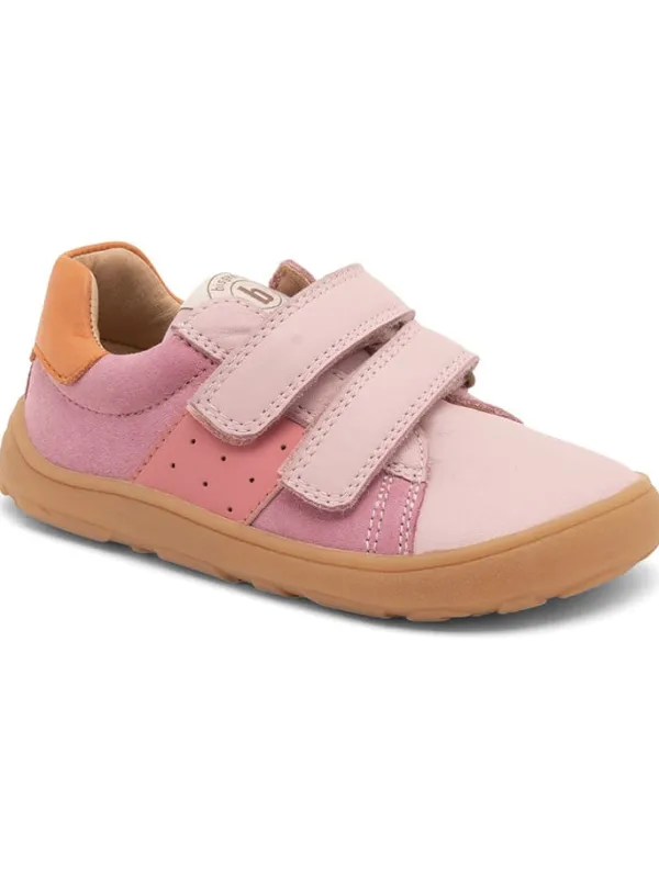 bisgaard Leder-Sneakers in Rosa/ Orange/ Lila>Kinder Sneakers·Sneakers Low