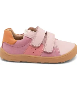 bisgaard Leder-Sneakers in Rosa/ Orange/ Lila>Kinder Sneakers·Sneakers Low