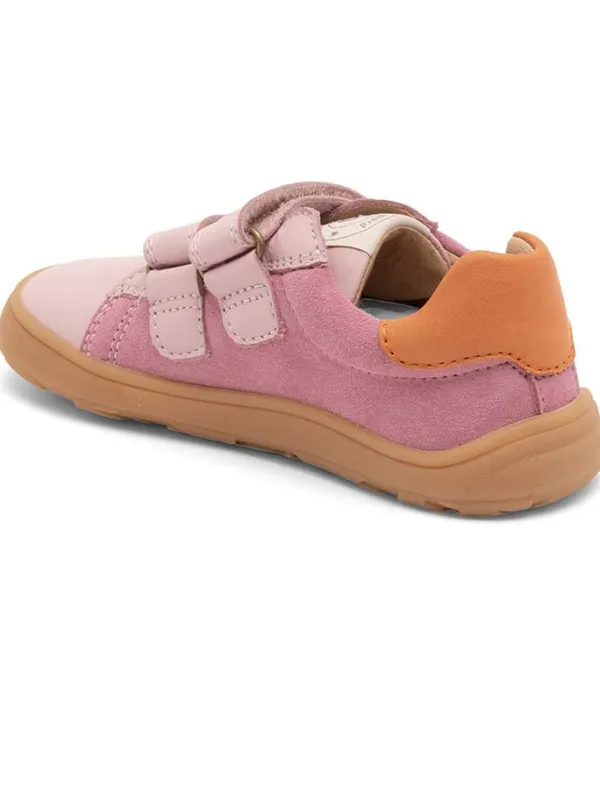 bisgaard Leder-Sneakers in Rosa/ Orange/ Lila>Kinder Sneakers·Sneakers Low