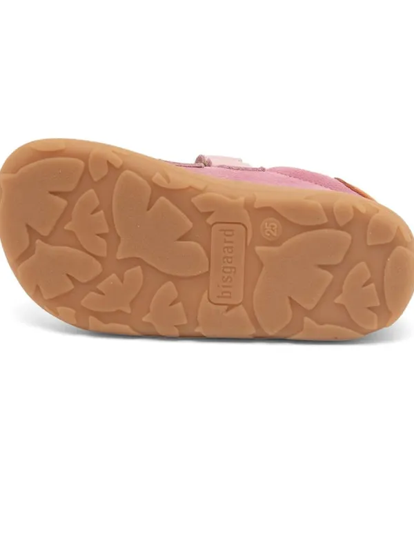bisgaard Leder-Sneakers in Rosa/ Orange/ Lila>Kinder Sneakers·Sneakers Low