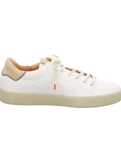 Think! Leder-Sneakers in Weiß/ Beige New