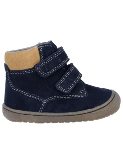 Richter Shoes Leder-Sneakers "Maxi" in Dunkelblau/ Beige>Kinder Sneakers|Sneakers·Sneakers High