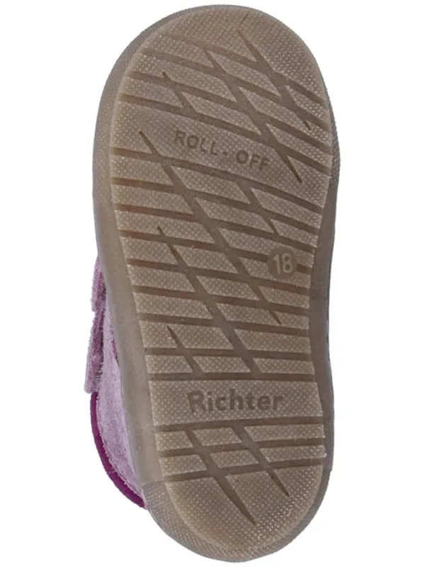 Richter Shoes Leder-Sneakers "Maxi" in Flieder Outlet