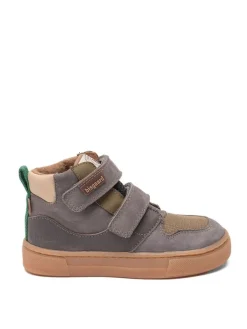 bisgaard Leder-Sneakers "Roy" in Grau New